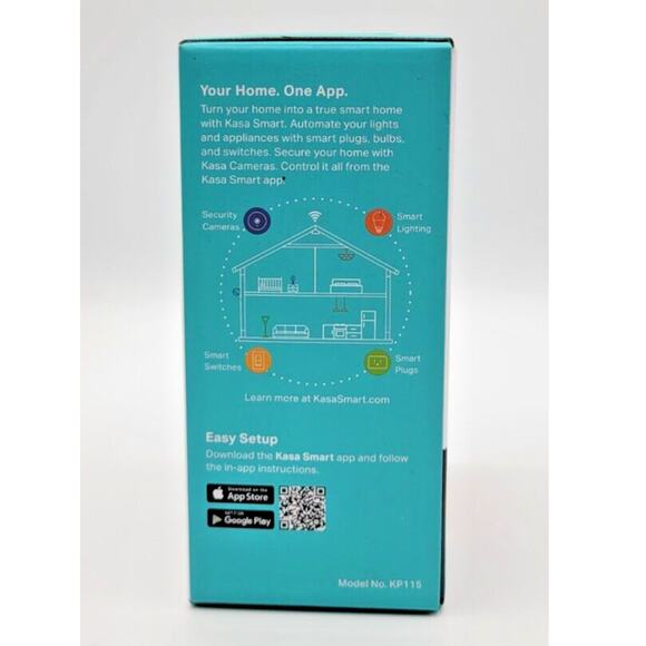 TP-Link Kasa Smart Wi-Fi Outlet Plug KP115 Energy Monitor Alexa Google Control - Picture 3 of 7